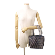 将图像加载到图库查看器中，GOYARD Ange Pouch NavyANJCROMINCG12TY12P PVC Leather Size Mini

