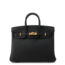将图像加载到图库查看器中，HERMES Birkin Black Togo Leather Size 25
