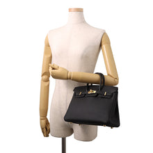将图像加载到图库查看器中，HERMES Birkin Black Togo Leather Size 25
