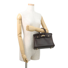 将图像加载到图库查看器中，HERMES Birkin Ebene Evergrain Size 25
