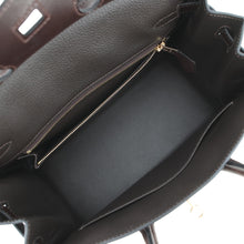 将图像加载到图库查看器中，HERMES Birkin Ebene Evergrain Size 25
