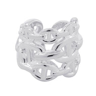 HERMES Chaine d'Ancre Anchene Ring Size GM/47/#7 SV925