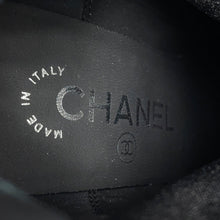 Load image into Gallery viewer, CHANEL Short boots with ribbon and CC logo BlackG40099 Leather Patent Leather Faux Pearl Size 34 C
