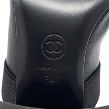 Load image into Gallery viewer, CHANEL Short boots with ribbon and CC logo BlackG40099 Leather Patent Leather Faux Pearl Size 34 C
