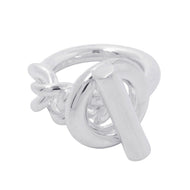 HERMES Croisette Ring Size GM/52/#12 SV925