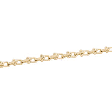 Load image into Gallery viewer, TIFFANY&amp;Co. Hardware Microlink Bracelet Size Large60416958 18K Yellow Gold
