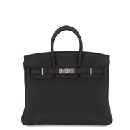 HERMES Birkin Black Togo Leather Size 25