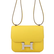 HERMES Constance3 Miroir Jaune de Naples Epsom Size Mini