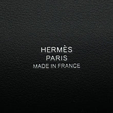 将图像加载到图库查看器中，HERMES PochetteKelly Black Swift Leather
