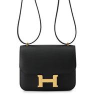 HERMES Constance3 Miroir Black Epsom Size Mini