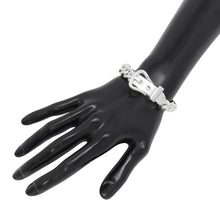 Load image into Gallery viewer, HERMES BoucleSellier Unflexible Bracelet Size GM/17 SV925

