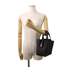 Load image into Gallery viewer, HERMES Picotin Lock Black Taurillon Clemence Size PM

