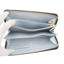 将图像加载到图库查看器中，LOUIS VUITTON Zippy Wallet_Japan Limited Edition Azur BlueM14815 Monogram

