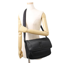 将图像加载到图库查看器中，SAINT LAURENT PARIS Niki Messenger ECONYL? Blueberry757146 Nylon
