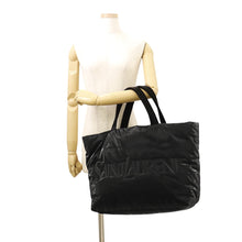 Load image into Gallery viewer, SAINT LAURENT PARIS Tote Bag Black756269 SilkTec Canvas
