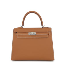 Load image into Gallery viewer, HERMES Kelly Sellier Gold Epsom Size 25
