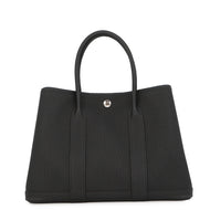 HERMES Garden Party Black Negonda Leather Size TPM