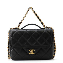 将图像加载到图库查看器中，CHANEL Matelasse 2WAYBackpack BlackAS5347 Caviar Leather
