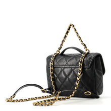 将图像加载到图库查看器中，CHANEL Matelasse 2WAYBackpack BlackAS5347 Caviar Leather
