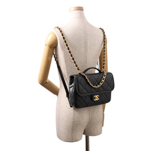 将图像加载到图库查看器中，CHANEL Matelasse 2WAYBackpack BlackAS5347 Caviar Leather
