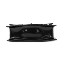 将图像加载到图库查看器中，JIMMY CHOO Star Studded Chain Shoulder Bag Black Croco embossed leather
