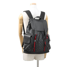 将图像加载到图库查看器中，GUCCI GG Supreme Backpack Black495568 GG Supreme Leather
