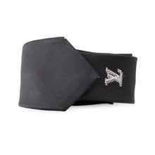 Load image into Gallery viewer, LOUIS VUITTON tie BlackM76630 Silk99% Metal1%
