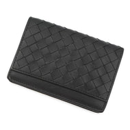 Bottega Veneta INTRECCIATO Card Case Black Leather