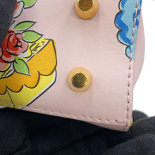 Load image into Gallery viewer, MOSCHINO Moschino Carica Animal 2-Way Handbag Pink/Multicolor Leather
