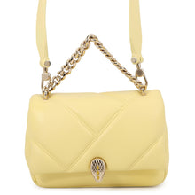 Load image into Gallery viewer, BVLGARI Serpenti Cabochon Shoulder Bag Yellow291086 Calf Leather Size Mini

