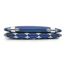 将图像加载到图库查看器中，LOUIS VUITTON Pochette Double Zip BlueM69124 LV Escale
