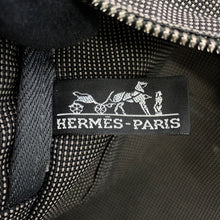 Load image into Gallery viewer, HERMES Her Line Tote Bag Gray Canvas Size MM
