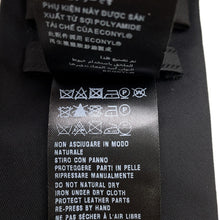 Load image into Gallery viewer, PRADA Triangle Logo Tie Black 100% recycled Polyamide
