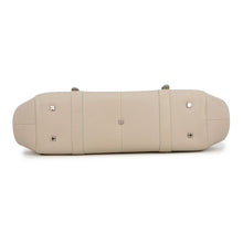 将图像加载到图库查看器中，LOEWE Senda Travel Bag Beige Leather
