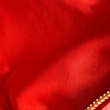 将图像加载到图库查看器中，Ferragamo Vara Ribbon Shoulder Bag Red Leather
