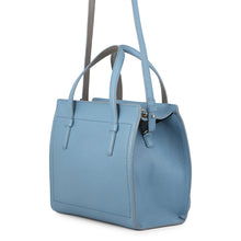 Load image into Gallery viewer, Ferragamo Amy Gancini 2WAY Handbag Blue21F478 Leather
