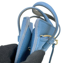 Load image into Gallery viewer, Ferragamo Amy Gancini 2WAY Handbag Blue21F478 Leather

