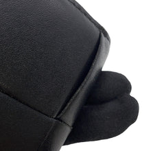 将图像加载到图库查看器中，Bottega Veneta Maxi INTRECCIATO Bifold Wallet Compact Billfold Black Leather
