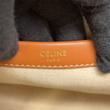 Load image into Gallery viewer, CELINE Covertice Triomphe 2WAY Beige/Brown199162FEE.02BG Canvas Leather Size Small
