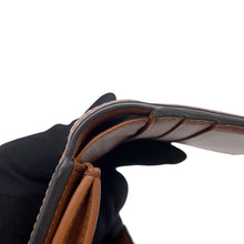 将图像加载到图库查看器中，CELINE Triomphe Trifold Compact Wallet Beige/Brown10D783 Canvas/Leather
