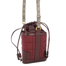Load image into Gallery viewer, GUCCI GG Supreme Shoulder Bag Bordeaux752533 GG Supreme Canvas Leather
