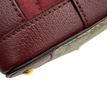 Load image into Gallery viewer, GUCCI GG Supreme Shoulder Bag Bordeaux752533 GG Supreme Canvas Leather
