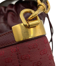 Load image into Gallery viewer, GUCCI GG Supreme Shoulder Bag Bordeaux752533 GG Supreme Canvas Leather
