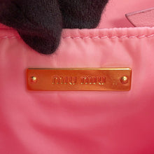 Load image into Gallery viewer, MIUMIU Re-Nylon Matelassé Wonder Hobo Bag Pink5BC108_2F5A_F0028 Nylon
