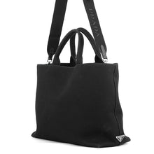 将图像加载到图库查看器中，PRADA Drill 2WAY Tote Bag Black2VG081 Canvas
