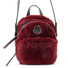 将图像加载到图库查看器中，MONCLER Fur Shoulder Bag Bordeaux/BlackF209B5L60000 02SJR Fur Leather
