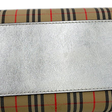 将图像加载到图库查看器中，BURBERRY Nova Check Mini Travel Bag Beige/Silver8006443 Canvas Leather
