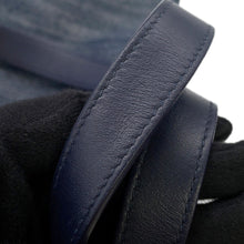 Load image into Gallery viewer, Ferragamo Logo 2-Way Denim Tote Bag Blue Cotton
