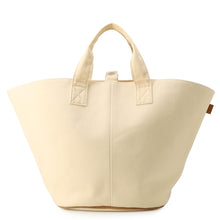 Load image into Gallery viewer, HERMES Panier de Plage Ivory Canvas Size PM

