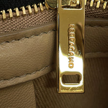 Load image into Gallery viewer, Ferragamo Beach Handbag Beige214988 765805 Canvas Size Small
